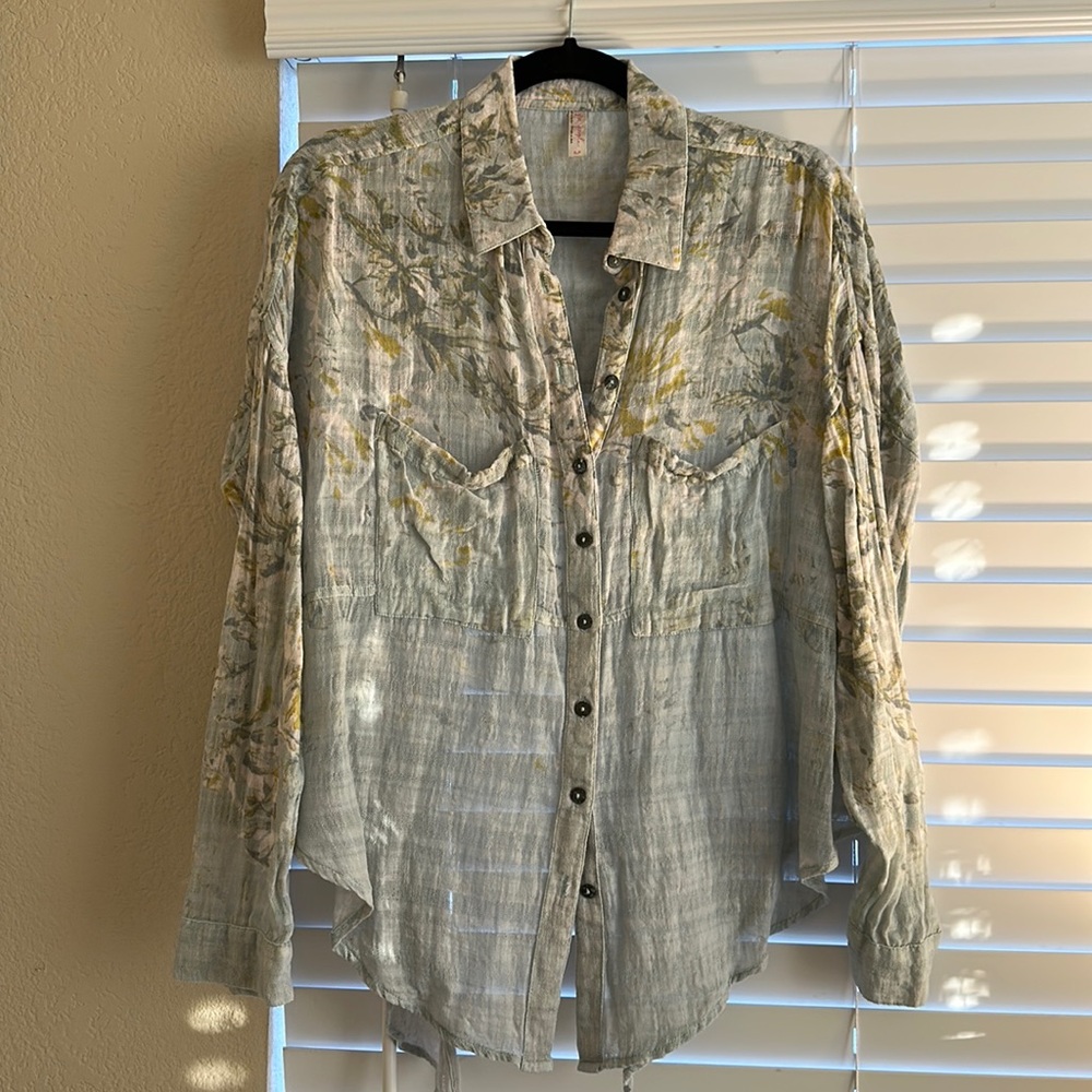 Free People Open Back Top